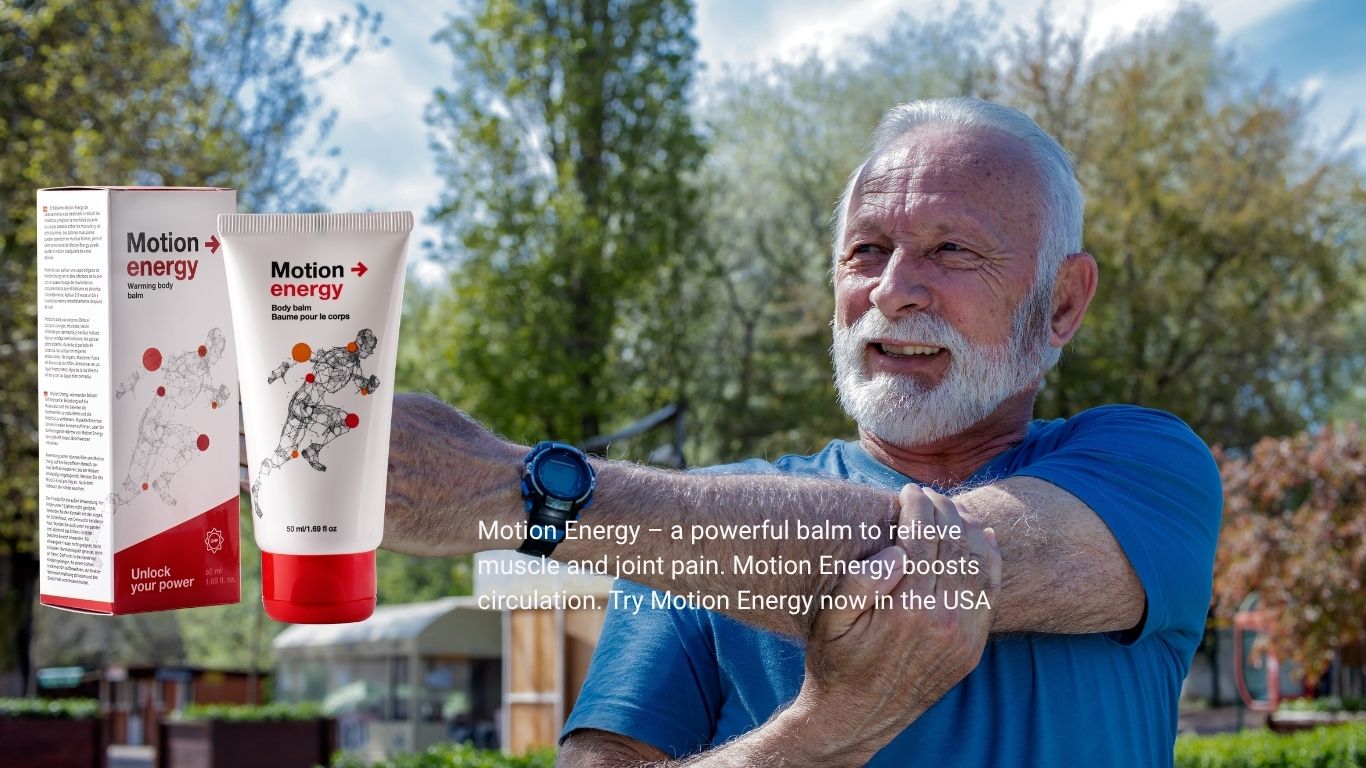 Motion Energy Body Balm for joint and muscle relief for adults 40+